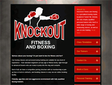 Tablet Screenshot of knockoutfitness.com.au